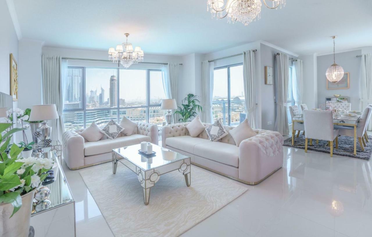 Elite Royal Apartment - Full Burj Khalifa & Fountain View - Premier - 2 Bedrooms & 1 Open Bedroom Without Partition Dubaï Extérieur photo